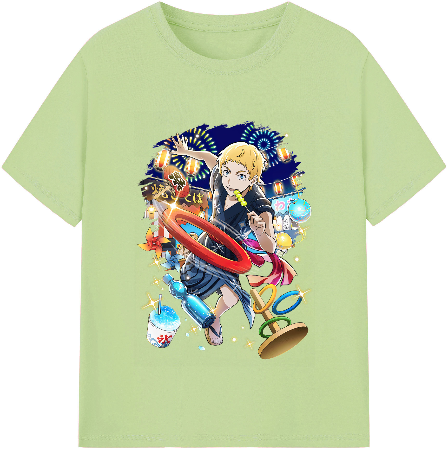 （画像用） 文豪ストレイドッグス Bungo Stray Dogs 綿100％半袖Tシャツ（フロントプリント）